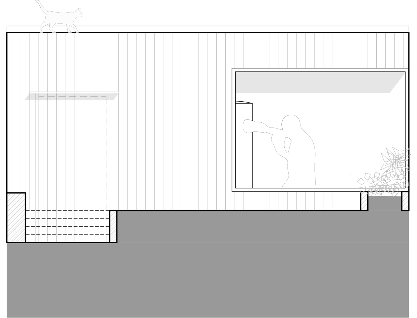 Garden Studio Gym by Eastwest Architecture