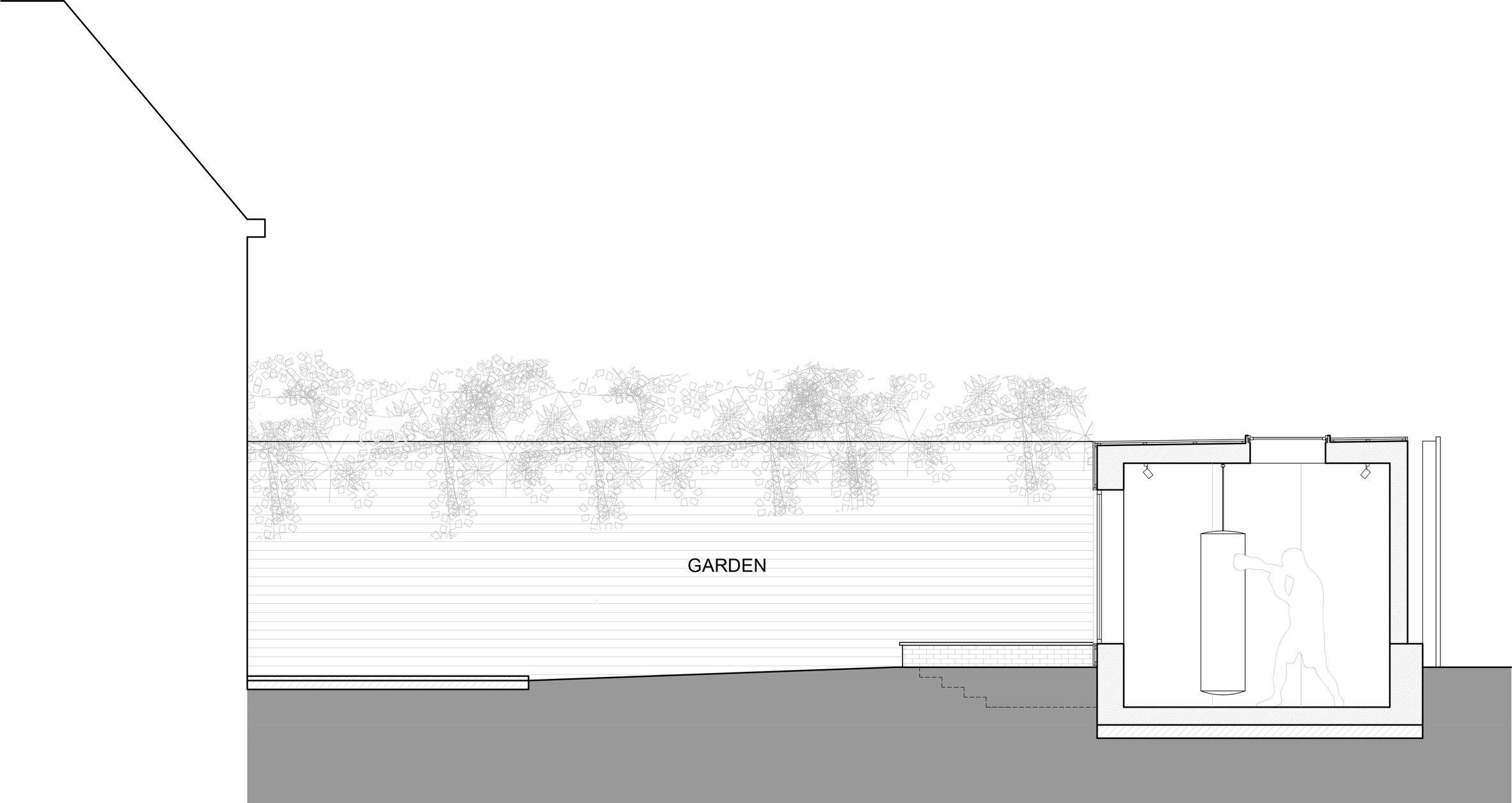 Garden Studio Gym by Eastwest Architecture