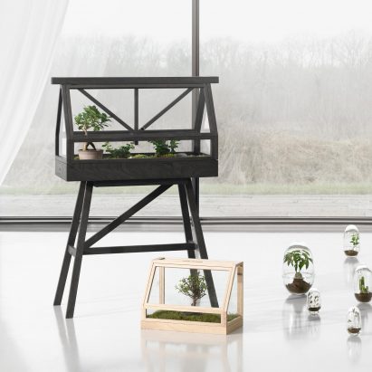 Atelier 2+ designs miniature greenhouse for indoor gardeners