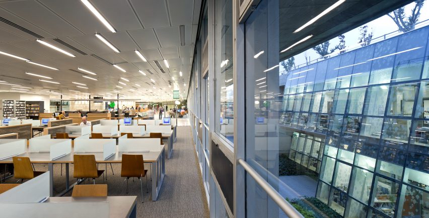 Haifa University Library by Oscar Niemeyer