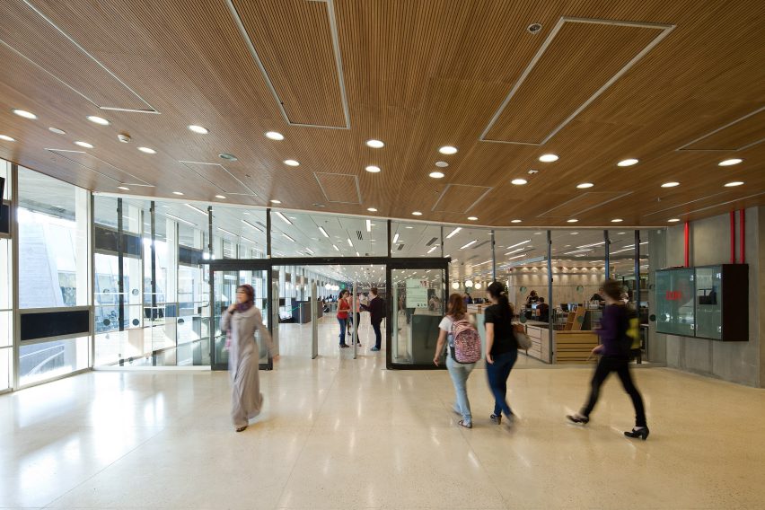 Haifa University Library by Oscar Niemeyer