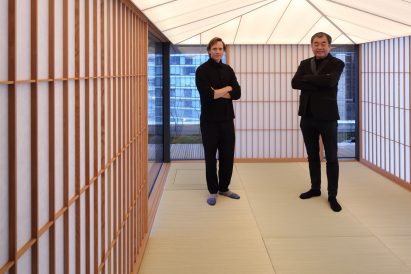 Kengo Kuma teahouse/exhibition in Vancouver