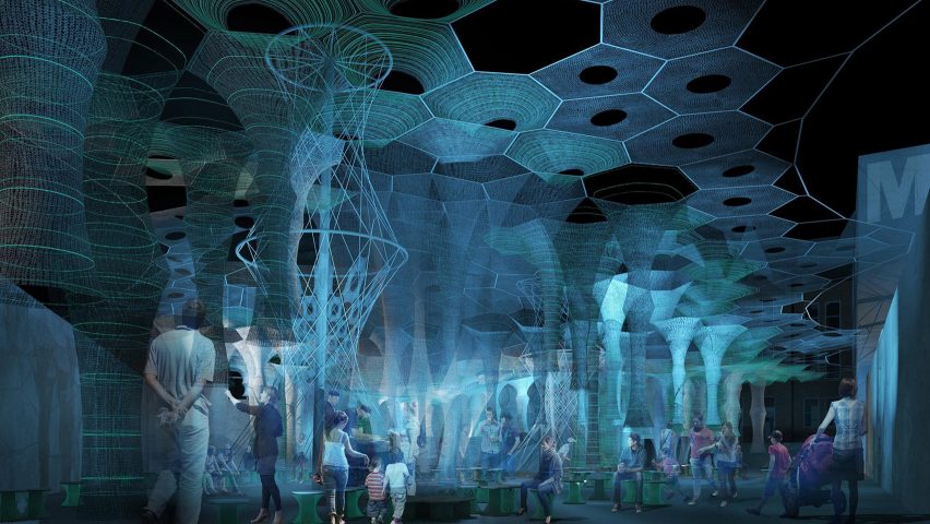 Jenny Sabin to create robotically knitted canopy for MoMA PS1 Young Architects Program 2017