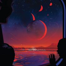 NASA TRAPPSIT-1e vintage travel poster