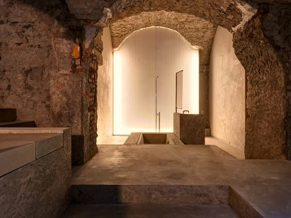 Natural Stone Wall by Gus Wustemann
