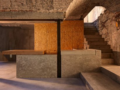Natural Stone Wall by Gus Wustemann