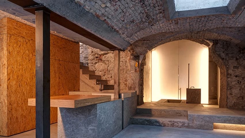Natural Stone Wall by Gus Wustemann