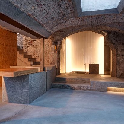 Natural Stone Wall by Gus Wustemann