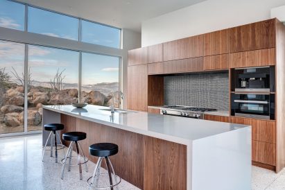Interior of Palm Springs Chino Canyon home by Lance O'Donnell of o2 Architecture