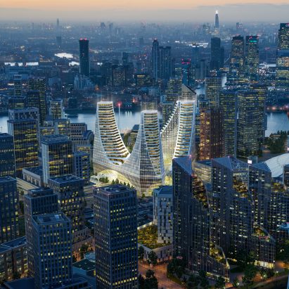 Calatrava reveals £1 billion scheme for London’s Greenwich Peninsula