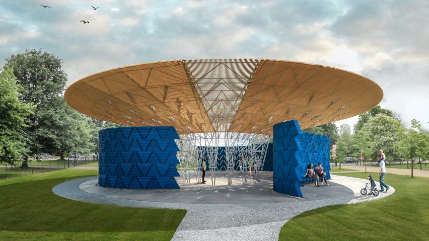 Diébédo Francis Kéré reveals tree-inspired design for Serpentine Pavilion 2017
