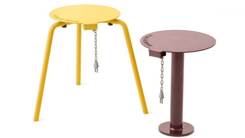 Thomas Bernstrand’s coin-operated Share Stool is an alternative to fixed street furniture