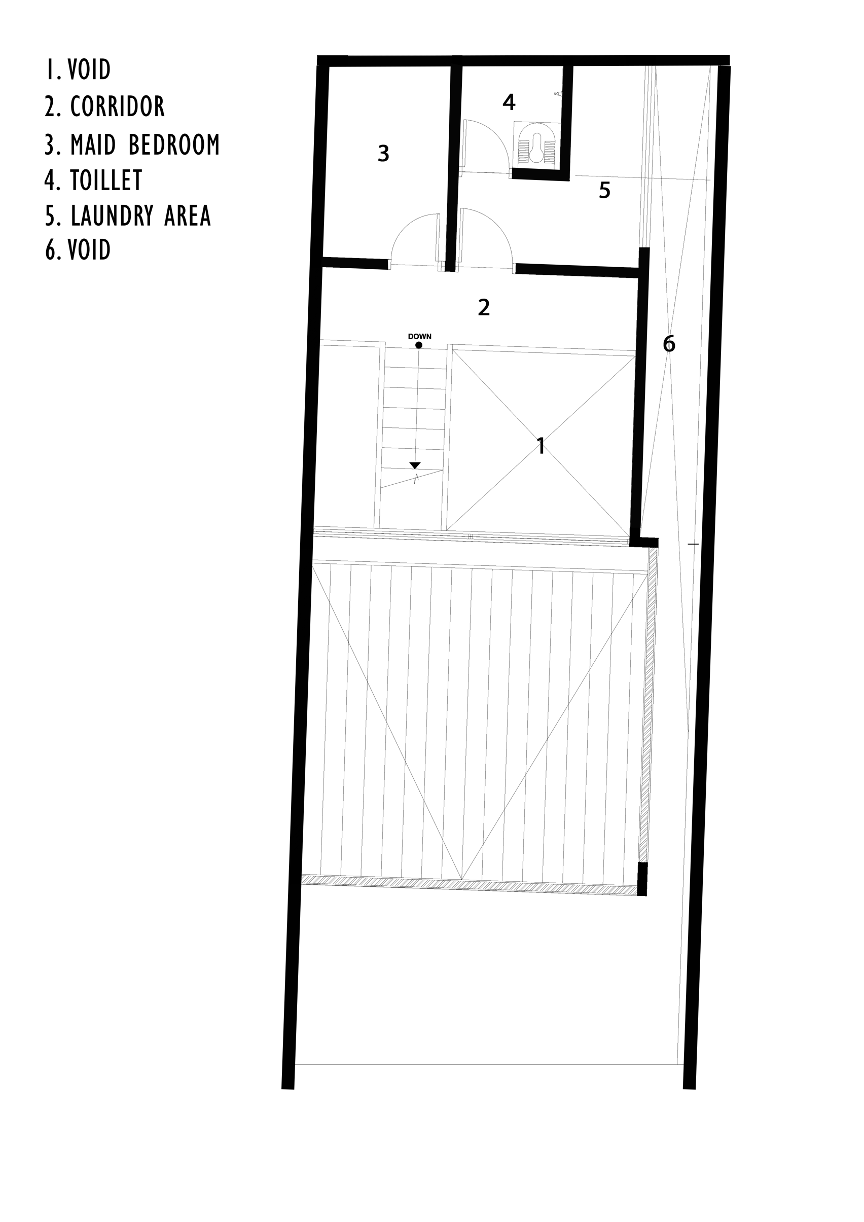 Second floor plan