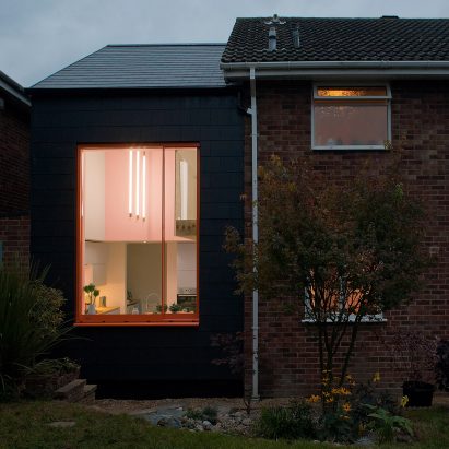 Lipton Plant’s Ugly House is a 1970s property with a black and orange extension