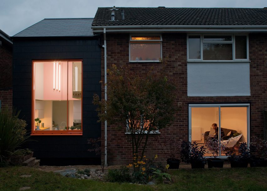Lipton Plant’s Ugly House is a 1970s property with a black and orange extension