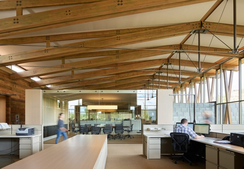 Interior of Washington Fruit Produce HQ Graham Baba Architects