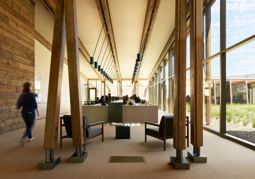 Interior of Washington Fruit Produce HQ Graham Baba Architects