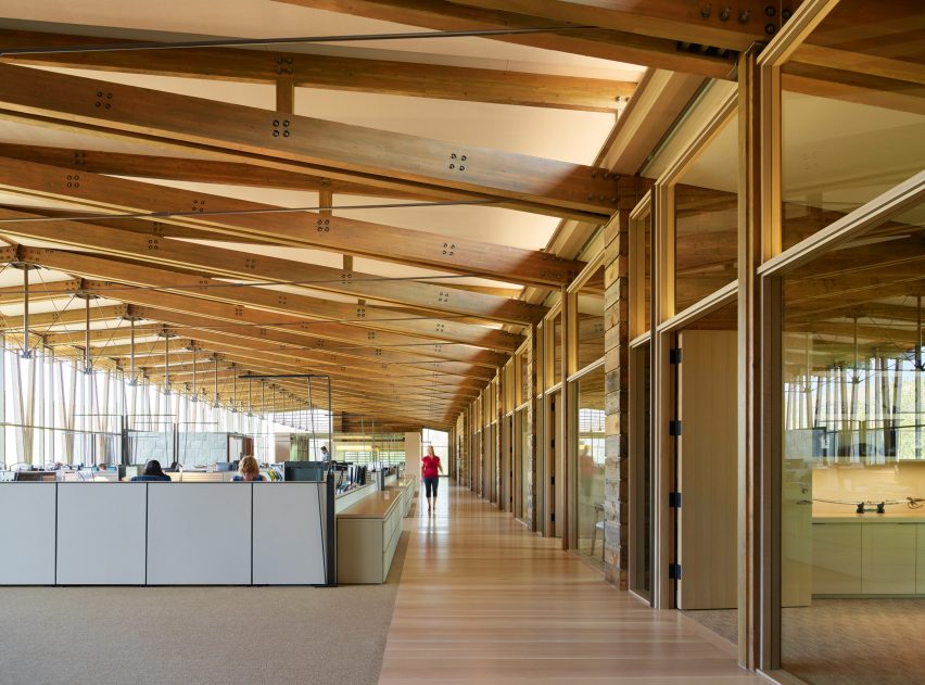 Interior of Washington Fruit Produce HQ Graham Baba Architects