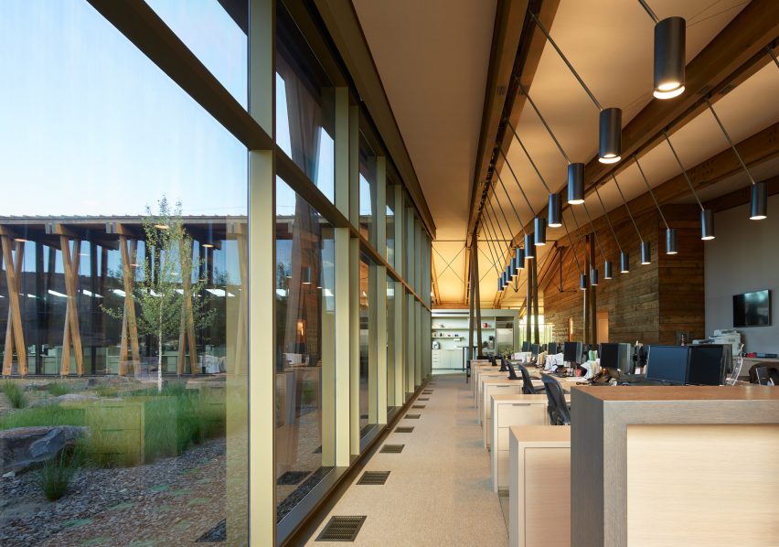 Interior of Washington Fruit Produce HQ Graham Baba Architects