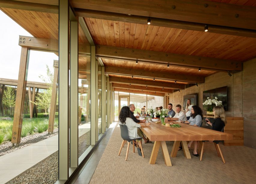 Interior of Washington Fruit Produce HQ Graham Baba Architects