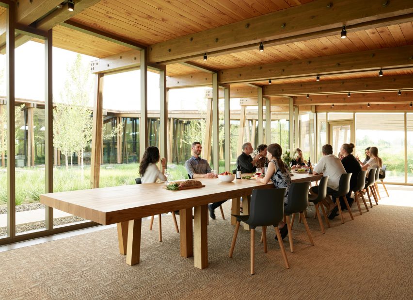 Interior of Washington Fruit Produce HQ Graham Baba Architects