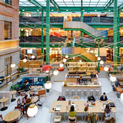 WeWork opens “whimsical” co-working space in former opium factory