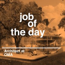 Job of the day: senior architect at OMA