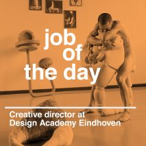 Job of the day: creative director at Design Academy Eindhoven