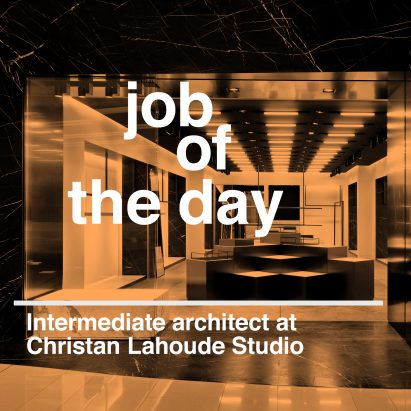 Job of the day: architect at Christian Lahoude Studio