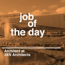 Job of the day: architect at 3XN