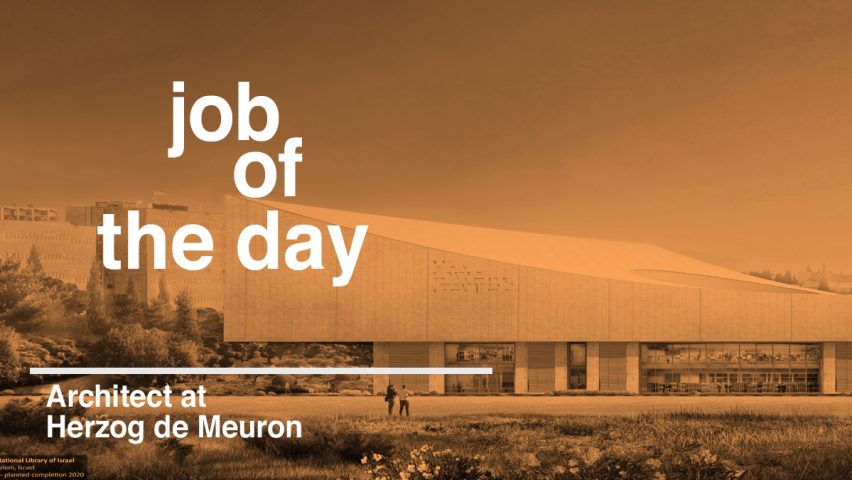 Job of the day: architect at Herzog & de Meuron