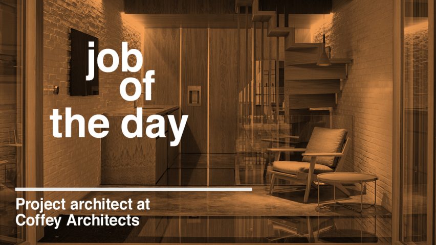 Job of the day: project architect at Coffey Architects
