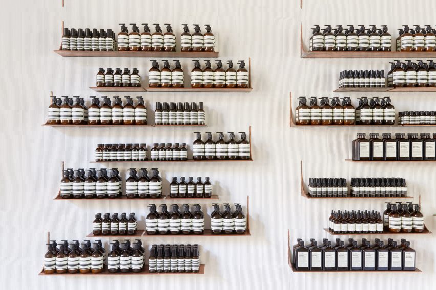 Interior - Aesop store in San Francisco Jaskson Square by Tacklebox