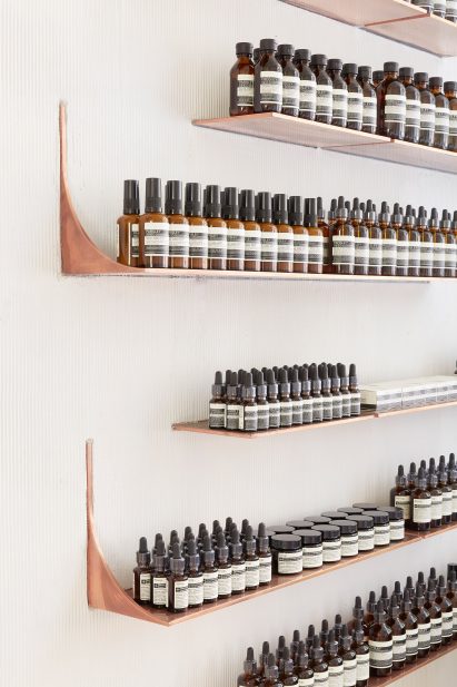 Interior - Aesop store in San Francisco Jaskson Square by Tacklebox