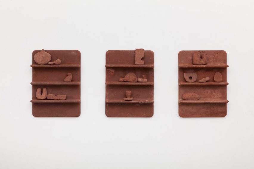 Triptych Shelf / Earth (Prototype) Assemblage-5-by Faye Toogood