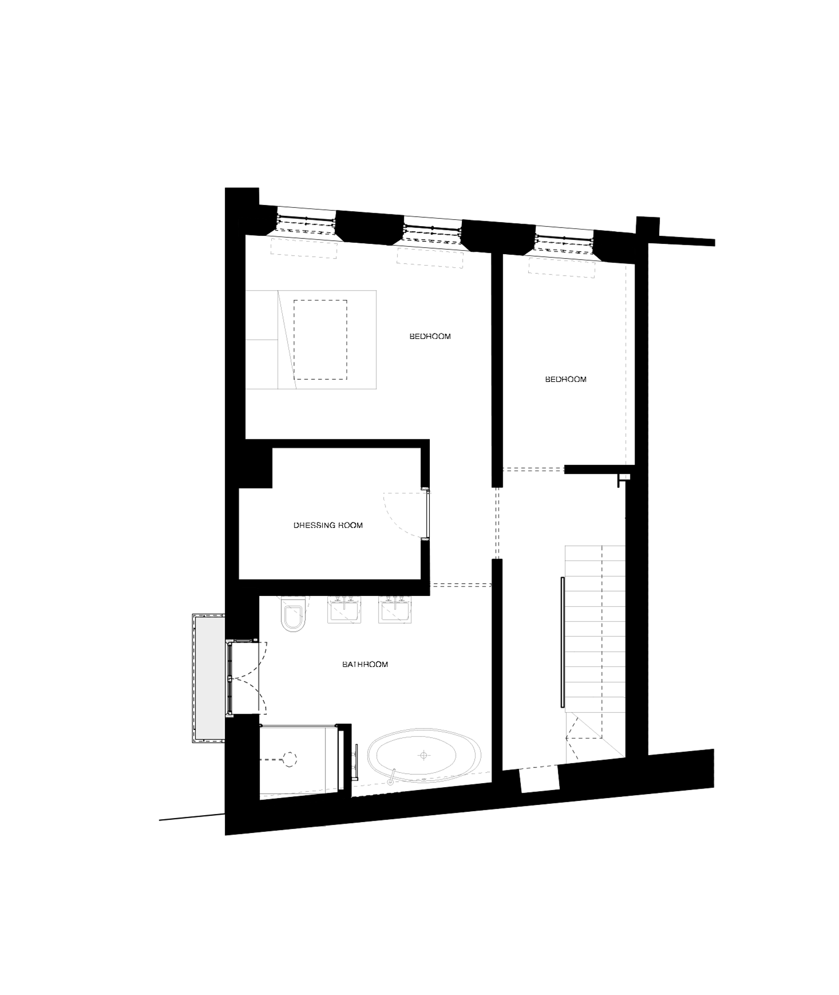 Black & White Mews by Threefold Architects
