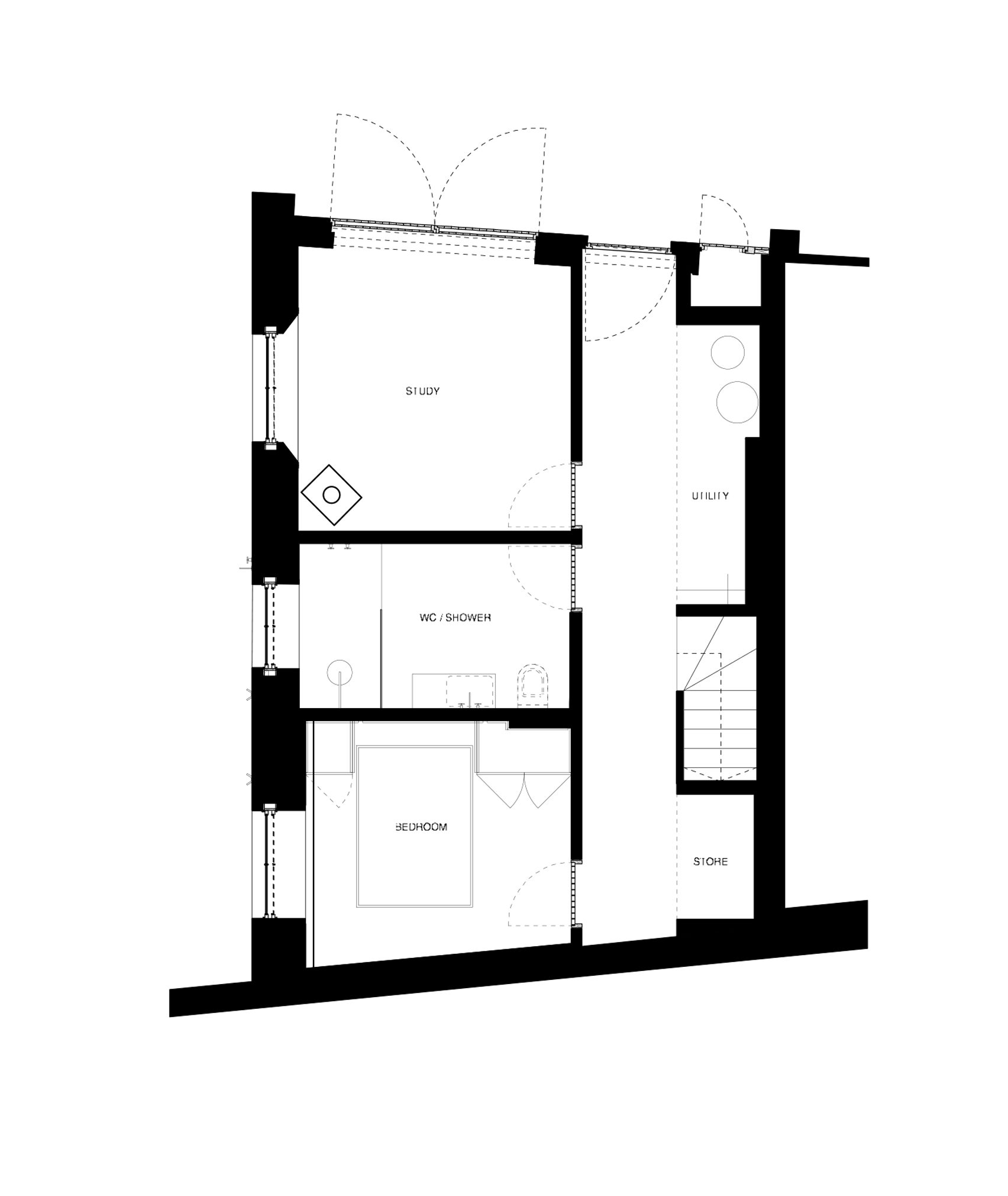 Black & White Mews by Threefold Architects