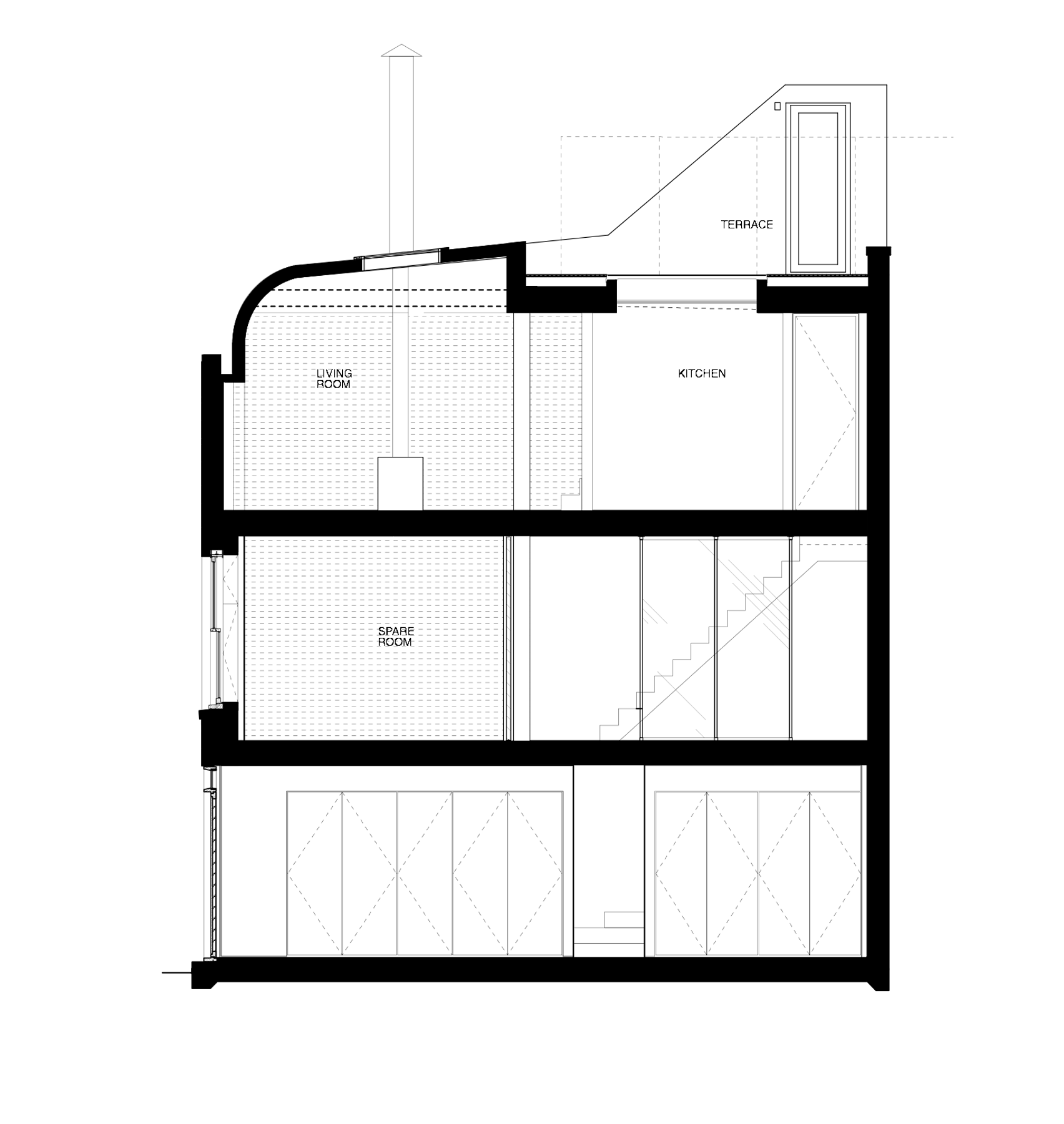 Black & White Mews by Threefold Architects