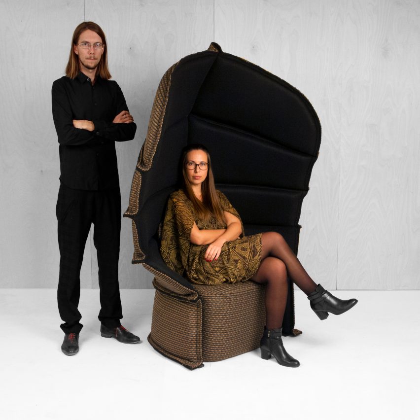 Fredrik Färg (left) and Emma Marga Blanche, directors of Färg & Blanche