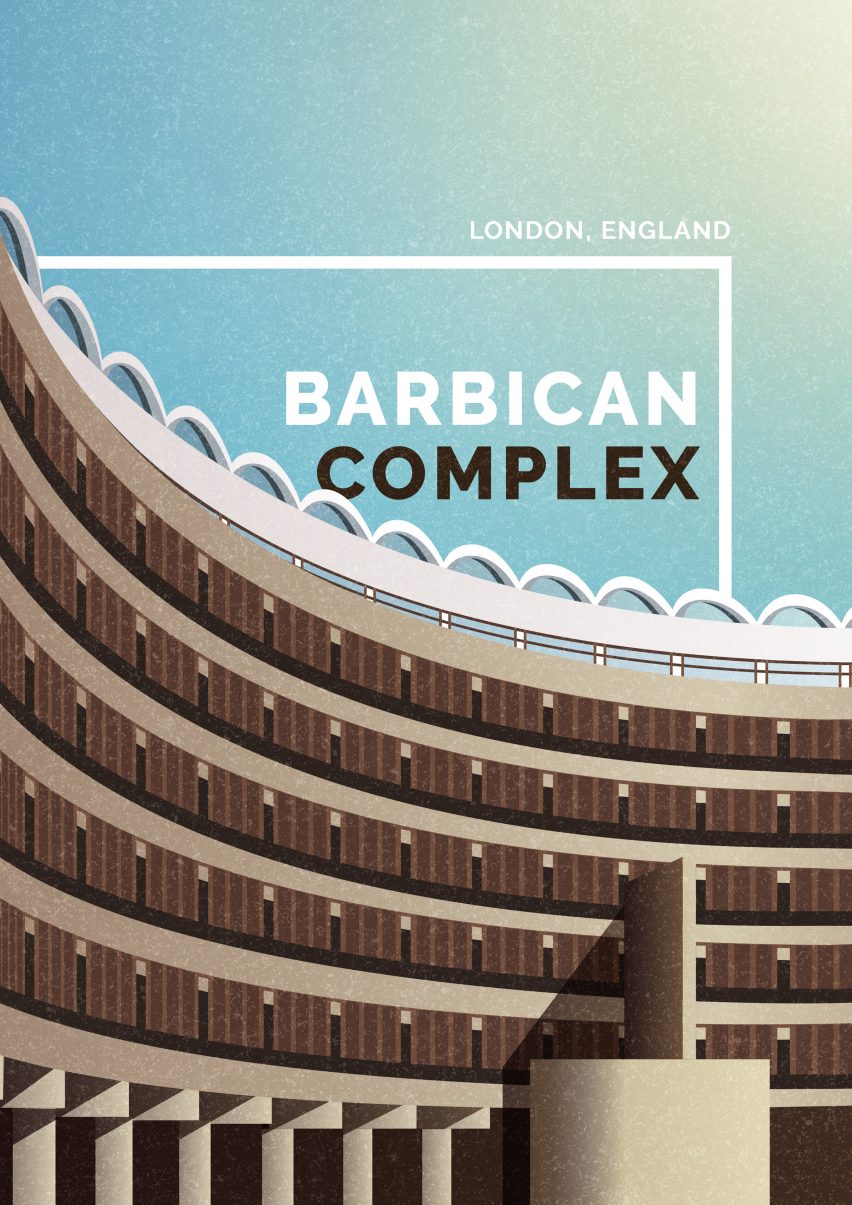 Brutalist illustrations by Marta Colmenero for GoCompare