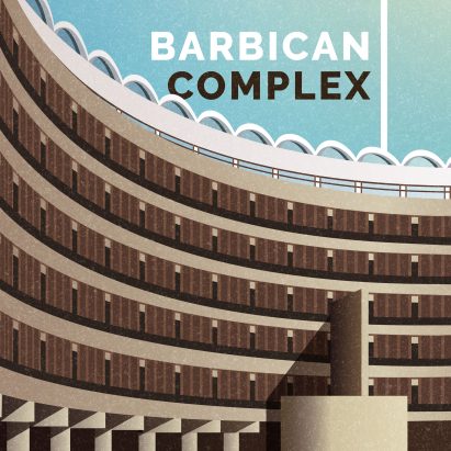 Brutalist illustrations by Marta Colmenero for GoCompare