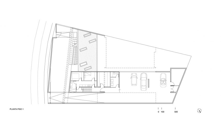 plan for Casa Roel by Felipe Assadi