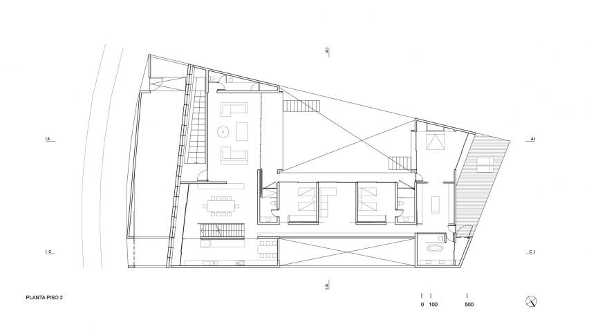 plan for Casa Roel by Felipe Assadi