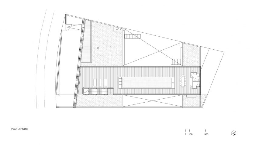 plan for Casa Roel by Felipe Assadi