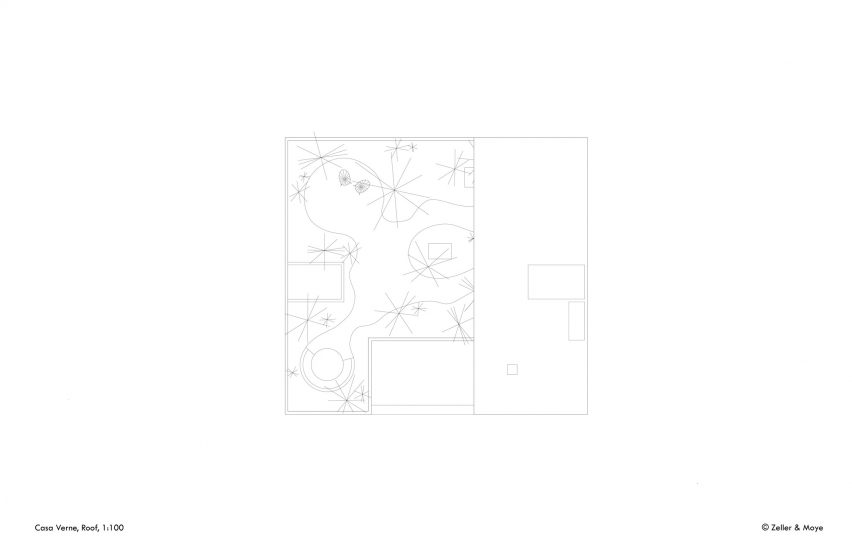 Plan of Casa Verne by Zeller & Moye