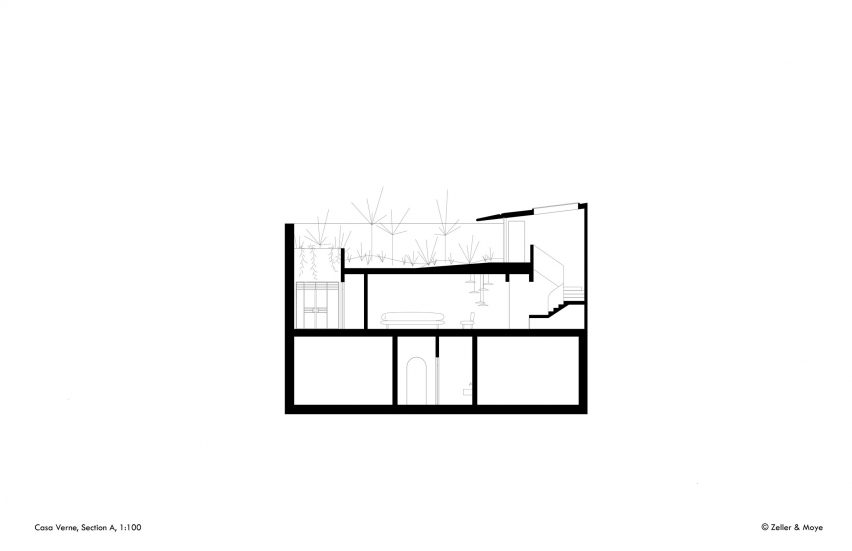 Section of Casa Verne by Zeller & Moye