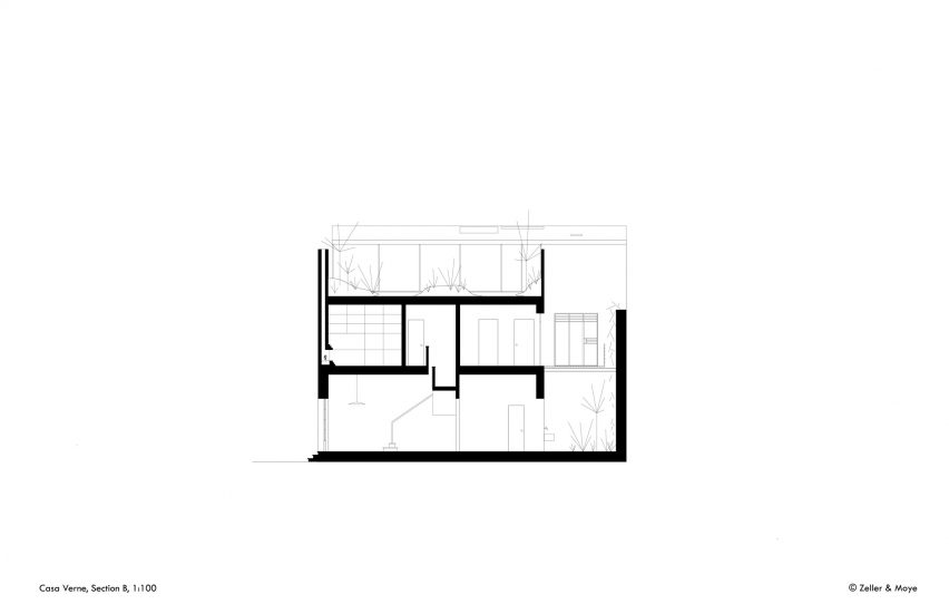 Section of Casa Verne by Zeller & Moye