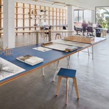 Barcelona warehouse transformed into flexible co-working space for architects and designers