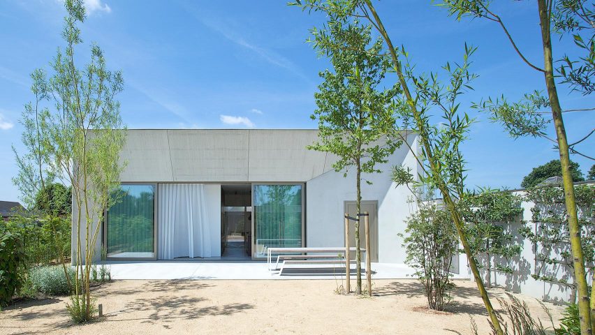 Concrete House in Belgium by Clauwers & Simon