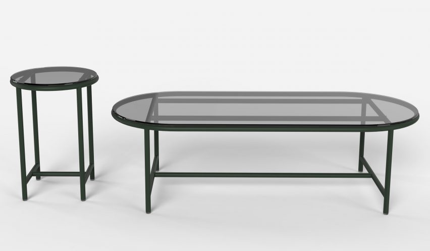 Milan: Contour Tables for Vincent Sheppard by Alain Gilles